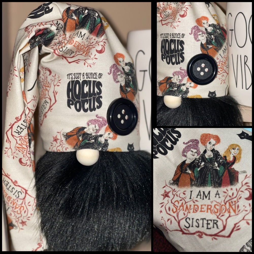 🖤 Handmade Hocus Pocus Sanderson Sister Gnome
